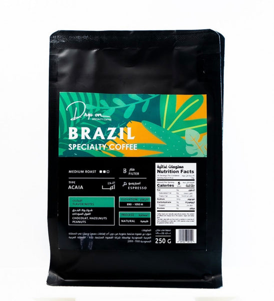 حبوب قهوة مختصة برازيلية | أكيا - الاسبرسو / الفلتر 250ج